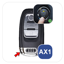Coque de protection en cuir pour voiture Audi clé télécommande AX1, 11,95 €