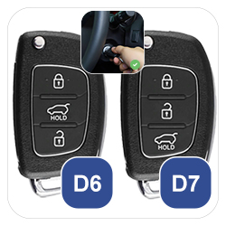 Hyundai D6, D7 chiave