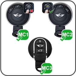 MINI MC1, MC2, MC3 Schlüssel