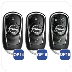 Opel OP14, OP15, OP16 chiave