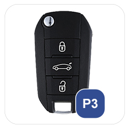 Citroen, Peugeot P3 Schlüssel