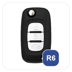 Silikon Schutzhülle / Cover passend für Renault Autoschlüssel R7, 4,70 €