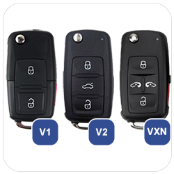 Volkswagen, Skoda, Seat V1, V2, VXN Schlüssel