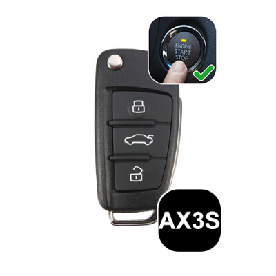 Audi Schlüsselform (AX3S)