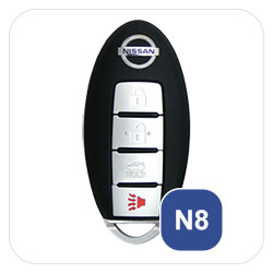 Clé Nissan type N8 (Keyless-Go)