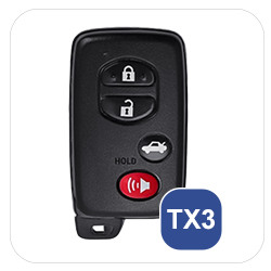 Modello chiave Toyota TX3