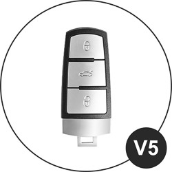 Modèle clé VW Volkswagen - V5 (pour VW Passat)