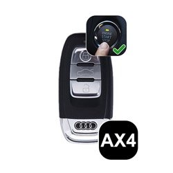 OFFCURVE Autoschlüssel Hülle Schlüsselhülle, Schlüsselcover  Schlüsselgehäuse Schutzhülle 3 Tasten Passt für Audi A3 A4 A5 A6 A7 A8 Q2  Q3 Q5 Q7 S4 S5