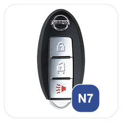 Clé Nissan type N7 (Keyless-Go) 