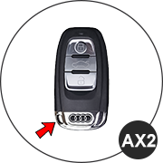 Type de clé intelligente Audi - AX2