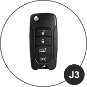 modèle de clé Fiat (J3)