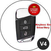 key cases for volkswagen keyless go keys (v4)