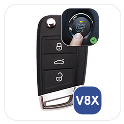 Modelo clave VW V8X (Keyless Go)