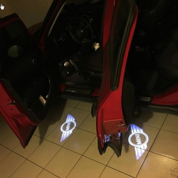 2 Stück Autotür LED Logo Licht Courtesy Projektor Willkommen