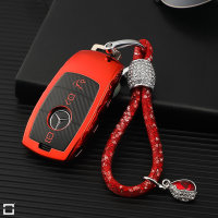 Decorative Keychain With Crystal Decoincluding Carabiner...