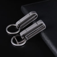 Titanium Keychain Carabiner With Belt Clip Including Carabiner And Keyring - Titanium