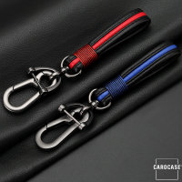 Leather Keychain Including Carabiner
