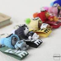 Sweet And Cute Keychain Including Keyring