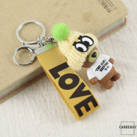 Sweet And Cute Keychain Including Keyring