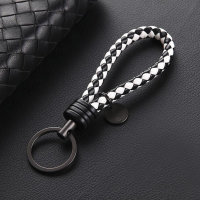 Leather Keychain Including Keyring
