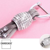 Decorative Keychain With Crystal Deco - Rose