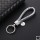 Schlüsselanhänger Lederband Inkl. Schlüsselring - Chrom/Silber