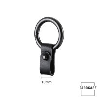 Premium Schlüsselring Inkl. Lederband - Anthrazit