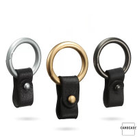 Premium Schlüsselring Inkl. Lederband - Anthrazit