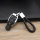 Premium Leather Keychain Including Carabiner - Black