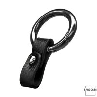 Karabiner Schlüsselring passend für viele Autoschlüssel und Etuis KRB12 schwarz