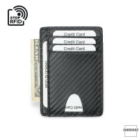 Carbon-Look Kreditkartenetui mit RFID Blocking - 7 Kartenfächer - KTS29