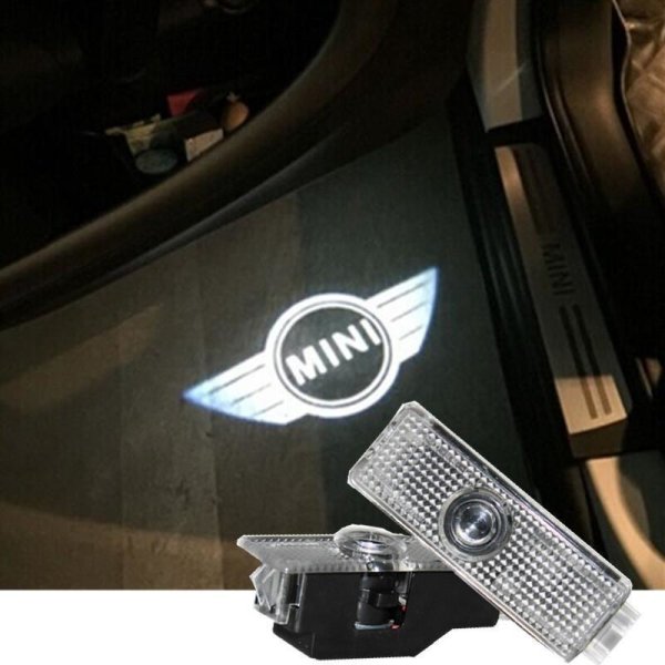 LED Welcome sign / Car Styling Door LED Badge MINI Logo ohne Kreis