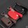 Silicone, Alcantara/leather key fob cover case fit for Audi AX3 remote key black