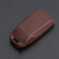 Silicone, Alcantara/leather key fob cover case fit for Audi AX6 remote key