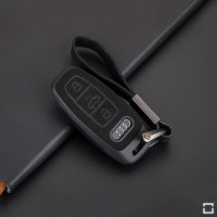 silicona, Cuero Alcantara funda para llave de Audi AX7