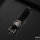 Silicone, Alcantara/leather key fob cover case fit for Honda H11 remote key black