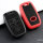 Silicone, Alcantara/leather key fob cover case fit for Kia K7 remote key red