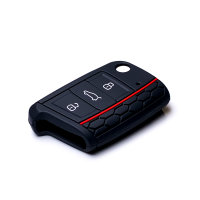Silikon Schlüsselhülle / Schutzhülle (SEK22) passend für Audi, Volkswagen, Skoda, Seat Schlüssel