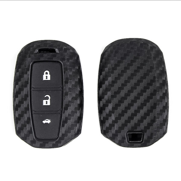 TPU Schlüsselhülle / Schutzhülle (SEK10) passend für Hyundai Schlüssel - schwarz