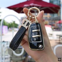 Funda protectora de TPU brillante para llaves Audi