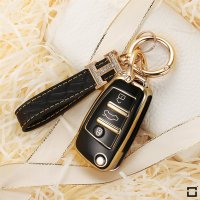 Glossy TPU Schlüsselhülle / Schutzhülle (SEK18/2) passend für Audi Schlüssel