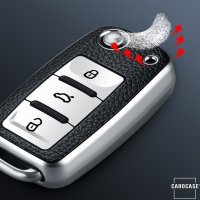 Coque de protection en silicone pour voiture Volkswagen, Skoda, Seat clé télécommande V2
