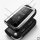 Black-Glossy Silikon Schutzhülle passend für Volkswagen, Audi, Skoda, Seat Schlüssel  SEK7-V3