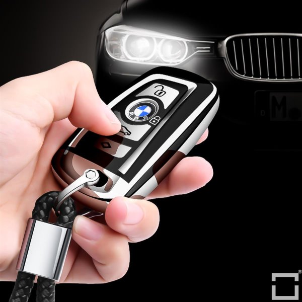 Glossy Silikon Schutzhülle passend für BMW Schlüssel  SEK8-B5
