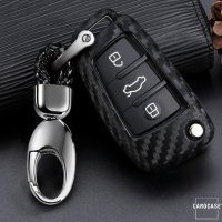 Cover Guscio / Copri-chiave silicone compatibile con Audi AX3 nero
