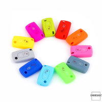 Silicone key fob cover case fit for Citroen, Peugeot,...