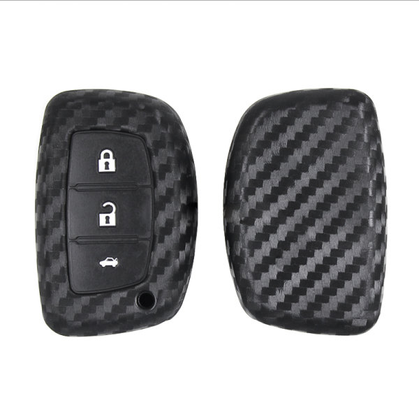 TPU Schlüsselhülle / Schutzhülle (SEK10) passend für Hyundai Schlüssel - schwarz