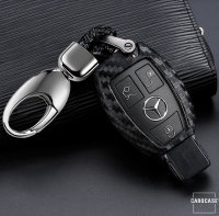 Coque de protection en silicone pour voiture Mercedes-Benz clé télécommande M7 noir