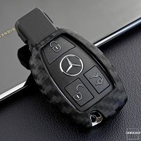 silicona funda para llave de Mercedes-Benz M7 negro