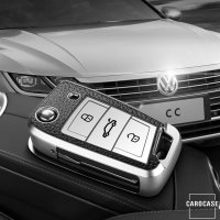 Coque de protection en silicone pour voiture Volkswagen,...